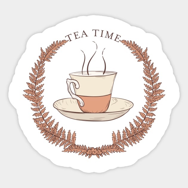 Tea Time Sticker by SWON Design